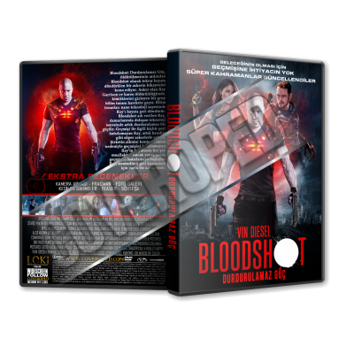 Bloodshot Durdurulamaz Güç 2020 Türkçe Dvd cover Tasarımı